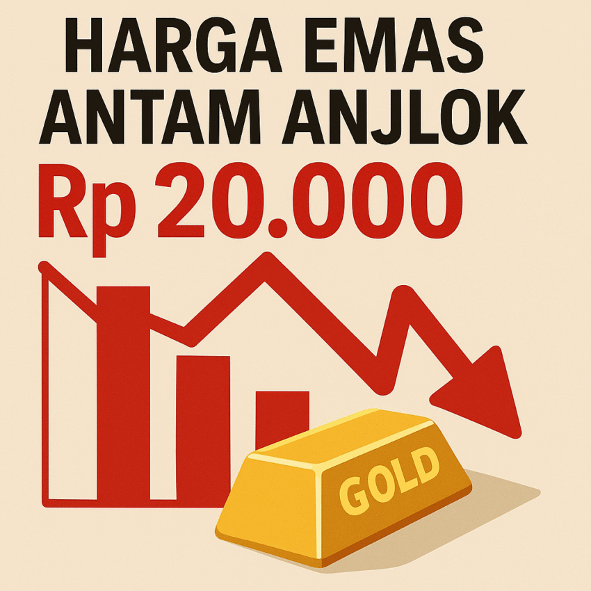 Ambruk Harga Emas Antam Logam Mulia Hari Ini Turun Rp 20.000