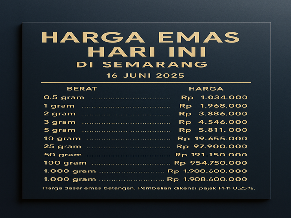 Harga Emas Hari Ini